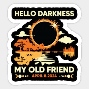 hello darkness my old friend Sticker